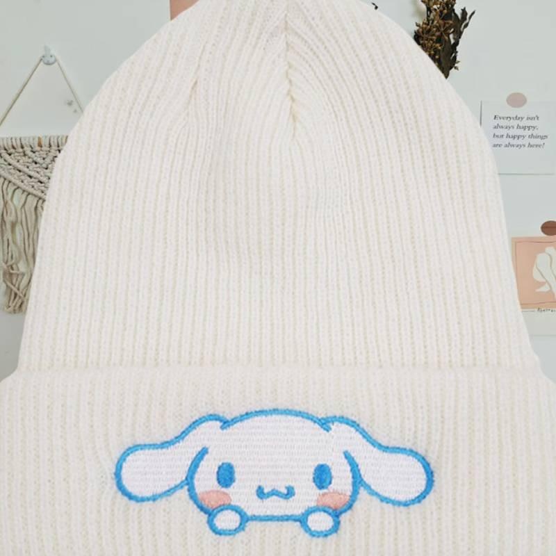 Niedliche und kuschelige gestrickte Katzenohren-Beanie mit Wärme und modischem Stil für den Winter