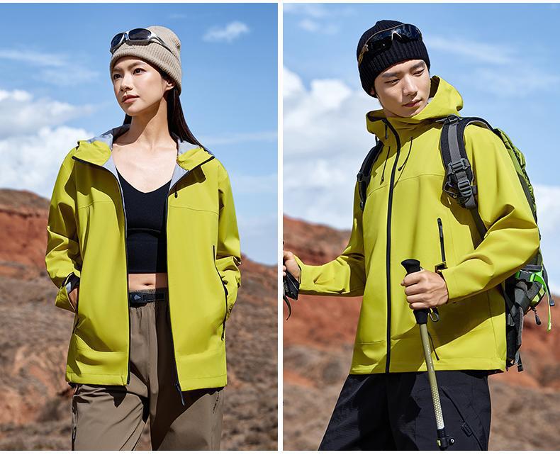 High-End T800 Three-Layer Windbreaker: Waterproof, Windproof Jacket for Men & Women – Ideal for Cycling & Mountaineering