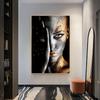 Sexy Red Lips, Women's Portrait, Artistic Painting, Posters and Prints On Canvas, Scandinavian Wall Art, Living Room Decor Painting