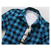 Plaid Shirt Summer Fashion Men's Short-sleeved Plaid Shirt