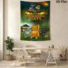Warrior Cats movie Pattern Home Decor Tapestry, Wall Hanging, Decorative RV Wall Cloth.XGT0914576