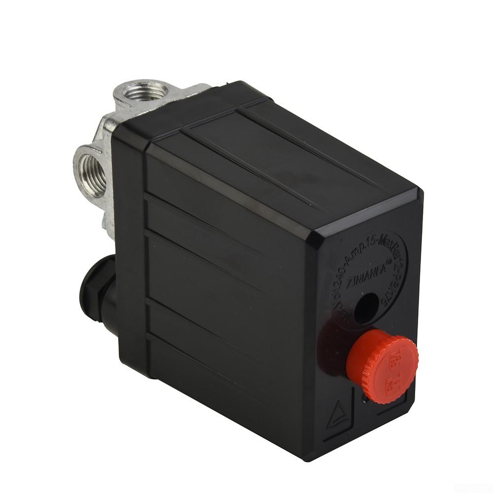 Spínač vzduchového kompresoru Sada regulátoru Manometr Bezpečnostní ventil Kov Užitečný