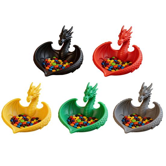 3D Printed Dragon Storage Box Modern Desk Organizer for Keys Jewelry Candy Flying