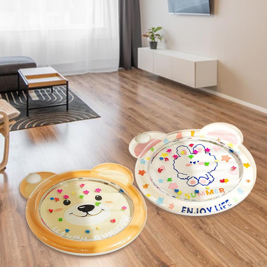 Tummy Time Water Mat Portable Activity Center Inflatable Playmat Dog Cooling Pad for Boys