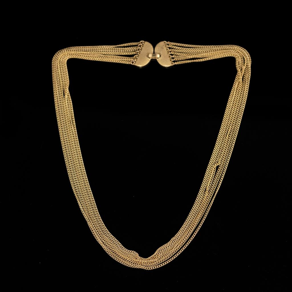 Direktlieferung Mittelalterlicher Vintage Schmuck Nischen Design Französische Retro Schlüsselbein Kette Halskette Halskette Neu