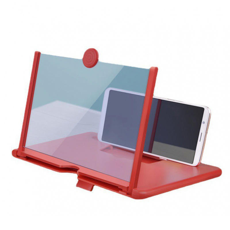 12-Inch Mobile Phone Screen Magnifier Amplifier Pull-Out Ultra-High Definition Smart Mobile Phone Movies Amplifier with Foldable Holder Stand