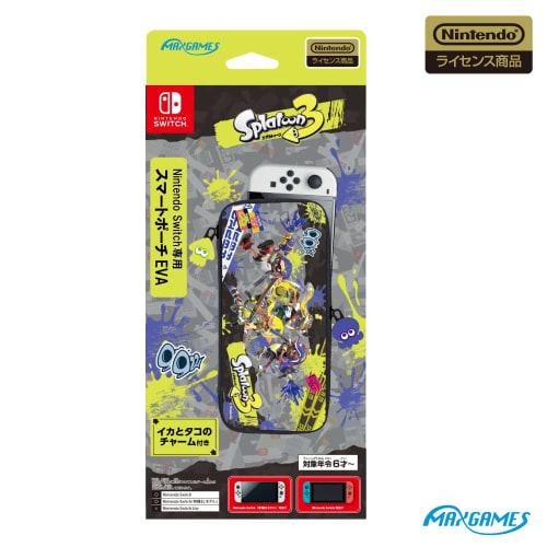 

[nintendo licensed product] smart pouch for nintendo switch eva splatoon 3 b pattern