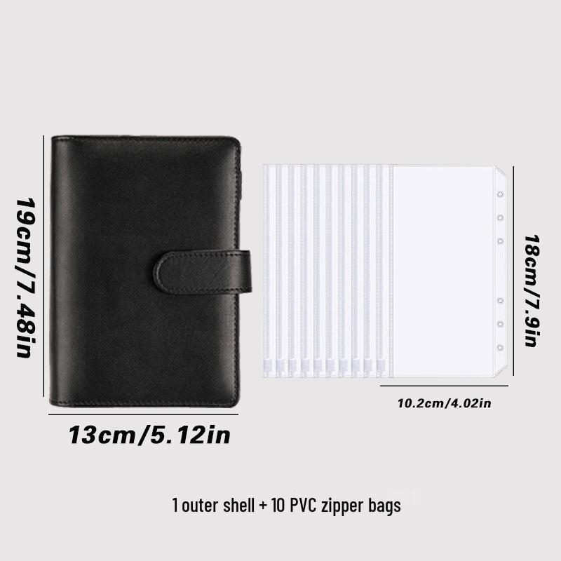 Macaron A6 Cute Loose-leaf Notebook with Magnetic Buckle