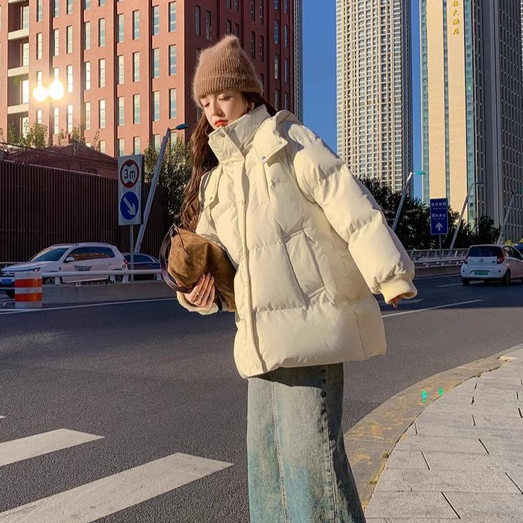 Women Down Jacket Thick Warm Winter Clothes Puffer Parka Coats Overcoat Hooded Streetwear Jackets Sportswear Casual Parkas