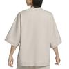 Nike Sportswear Tech Fleece Solid Loose Crew Neck Short Sleeve T-Shirt Men Tops Light-Redwood FZ7582-104