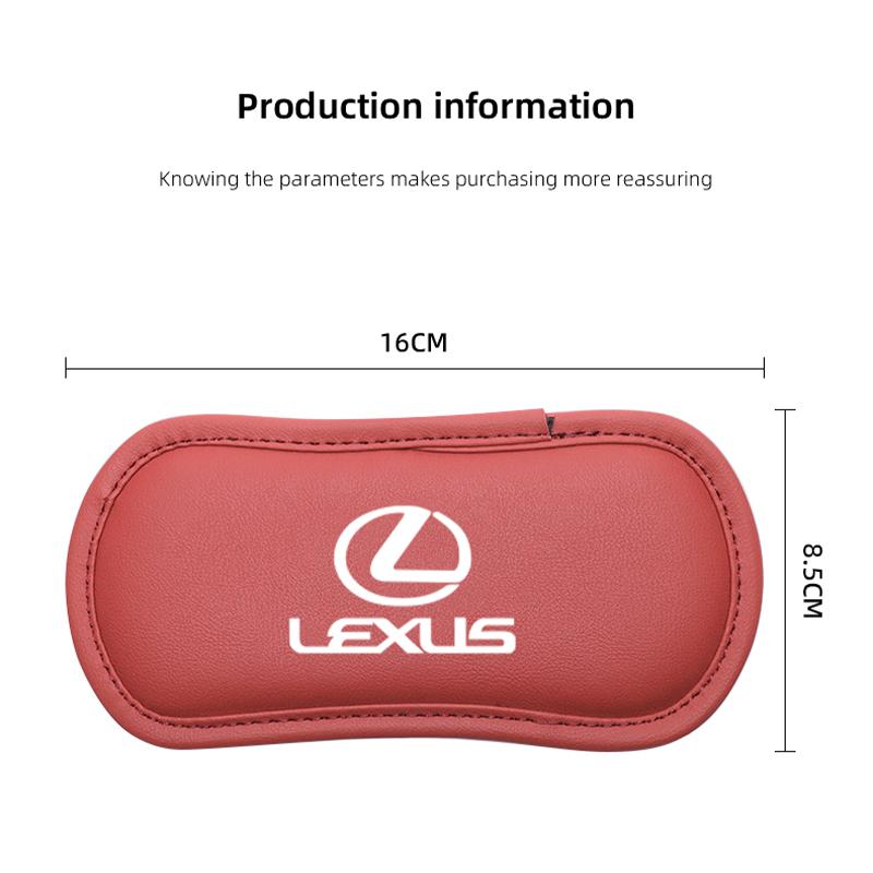 Leather Car Pillow Cushion Elastic Knee Pad Leg Pad Armrest pad Car Accessories For Lexus GS300 NX300 Ct200h ES350 ES300h IS300h ABG1