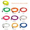 Flexible Neon Glow Car Light EL Wire LED Waterproof Rope DIY Car, Party, Room, Clothing Decoration, 1m, 2m, 3M, 4M, 5m