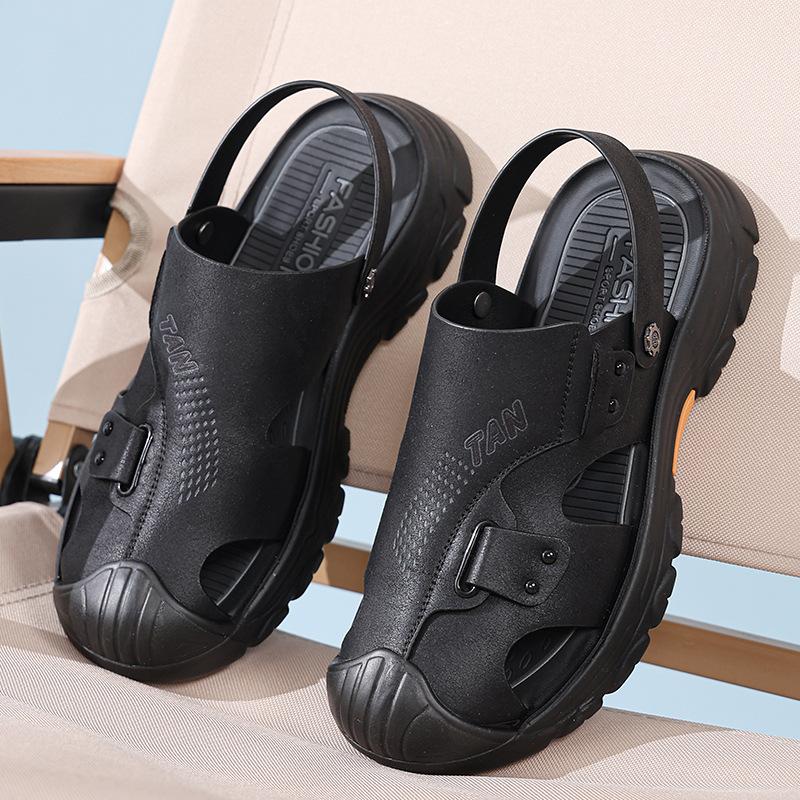 

Sandals men s 2025 new summer wear casual wear bag head sandals men s outdoor sports beach wading shoes 44