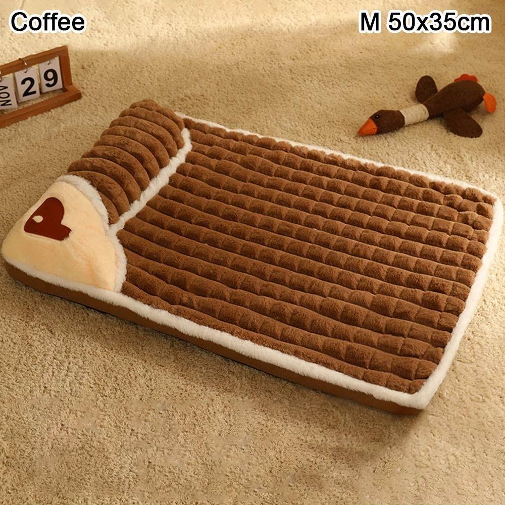 

Утолщенный Теплый Коврик для Собаки Осень Зима Спальный Коврик Моющаяся Подушка для Отдыха Кошки Товары для Питомцев M 50x35cm