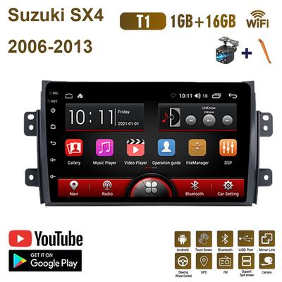 Ραδιόφωνο αυτοκινήτου Android για Suzuki SX4 2006-2013 Fiat Sedici 2005-2014 Πολυμέσα αναπαραγωγής βίντεο Πλοήγηση 2din Stereo Audio 1+16GB