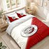 Bedding Set 1 Duvet Cover 2 Pillowcases Brentford Football Print Bedroom Home Decoration