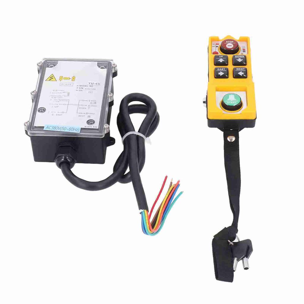 AC380V 100m Macara fără fir Telecomandă Impermeabil Anticădere Telecomandă Industrială Electrică Wi