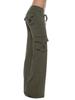 Cargo-Hose Damenhose Stark elastisch Weiter Bein Hosen Damen Weiche Jogginghosen Sport Kordelzug Gerade Schweißhosen