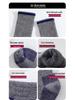 Mid-Calf Snow Mountain Thick Merino Wool Ski Socks - 90% Wool for Outdoor Sports