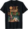 One Happy Grandma Camper 1St Birthday Camping Bear T-Shirt