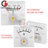 AC 0-300V DC 0-20V Voltmeter 10A 20A 30A 50A Ammeter Mini Voltage Current Meter Tester Analog Pointer Volt Ammeter Panel Meter