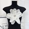 Handmade Diy Three-Dimensional Flower Accessories Chiffon Fabric Multi-Layer Three-Dimensional Large Flower Clothes Decoration Corsage Hot-Selling
