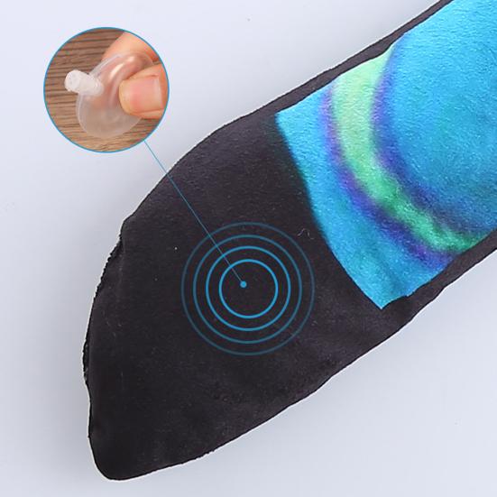 Snake Shape Dog Toy with Rattle Sound Teeth Grinding Squeaky Pet Toy Bite-Resistant Reduce Anxiety Pet Chew Toy for Dogs Cats