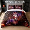 AC Milan Design Bed Bedding Set 1 Duvet Cover + 2 Pillowcases Soft Breathable Household Bed Linens