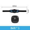 EMS Abdominal Toning Belt Muscle Stimulator Calories Display Abs Trainer Muscle Toner Body Shaping Massager Fat Burn Lose Weight