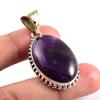 Natural Cacoxenite Gemstone 925 Sterling Silver Gift Two Tone Pendant 1.9'' C7f29