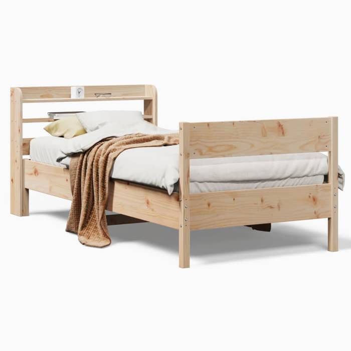 VidaXL Bed Frames Without Mattress 90x190 Cm Solid Pine Wood 3306948