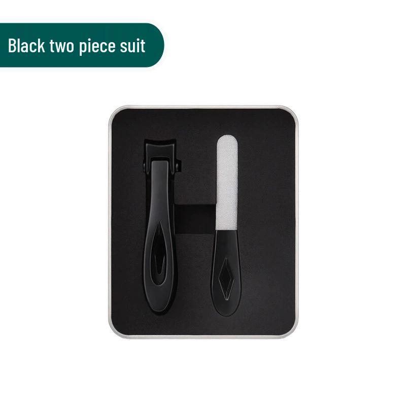 Набор для маникюра с увеличительным стеклом из нержавеющей стали в железной коробке