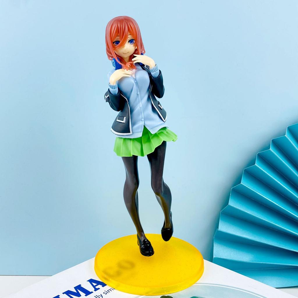 Anime Figure Nakano Nin Nakano Ichika Itsuki action figure JK School Uniform Girl nakano miku figurine Collection Anime gift