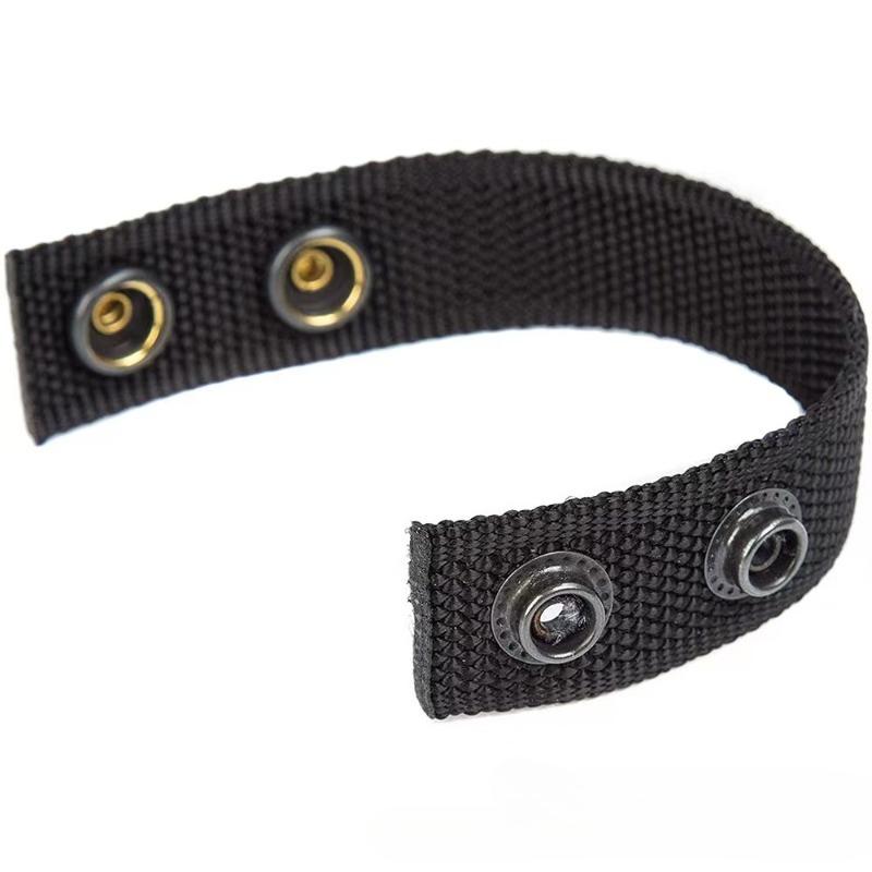 Outdoor tactical waist belt fixed buckle nylon adjustable webbing duty equipment four in one buckle ring