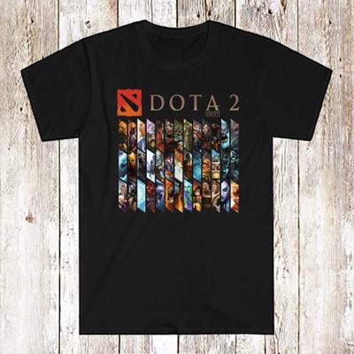 T-shirts för män och kvinnor DOTA 2-hjältar