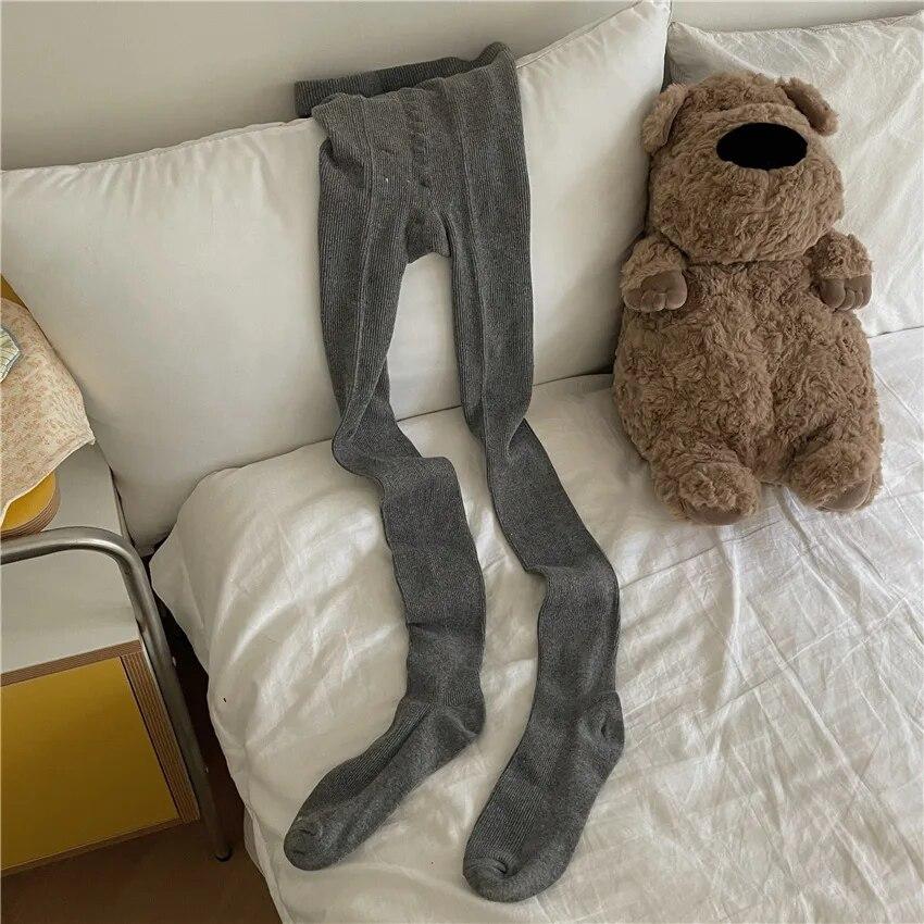 Frauen Strumpfhosen Herbst Winter Warme Oberschenkel Hohe Strümpfe Strumpfhosen Frauen Einfarbig Dessous Sexy Dünne Strumpfhosen Eng