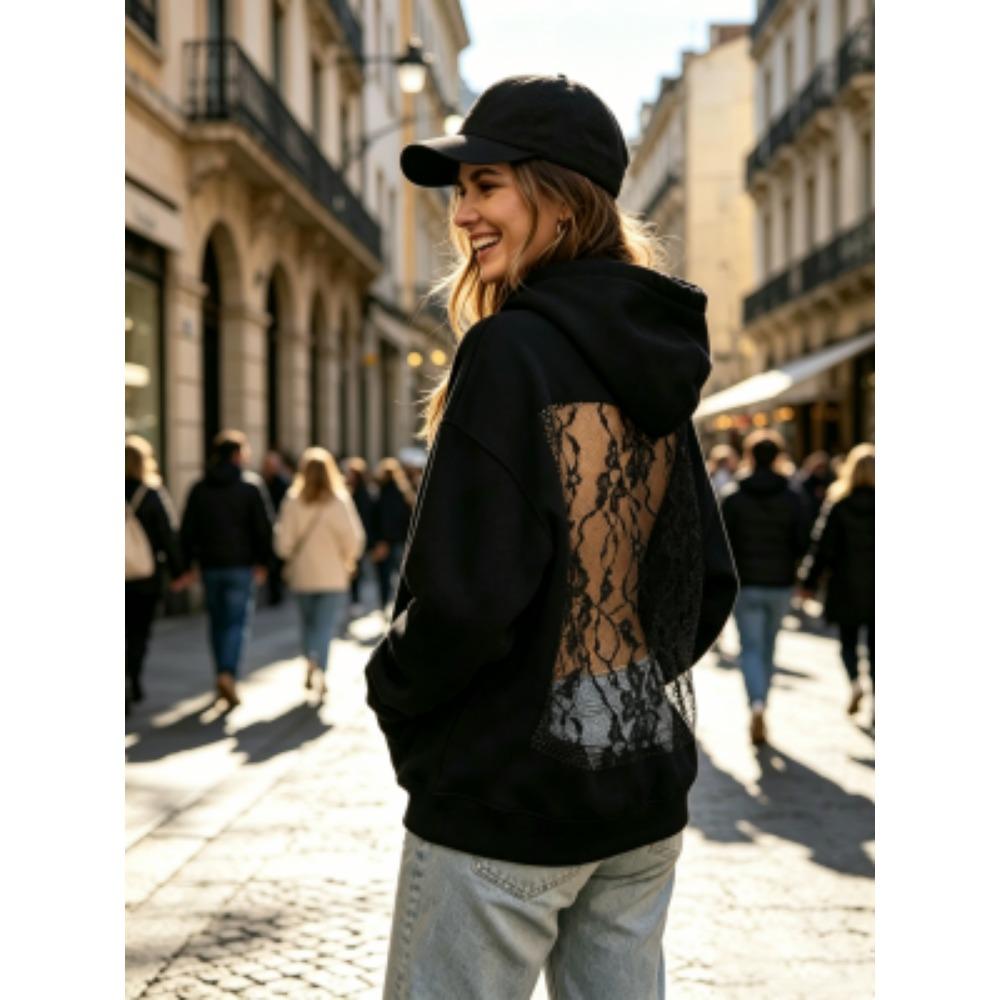 Street Fashion Women s Transparent Mesh Hoodies XS-XXL Size Women Home Outdoor Casual Streetwear Sweatshirt Women Pullover Top XS