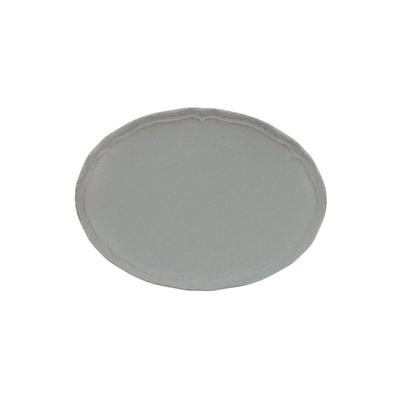 EAST Table RINKA Oval Made In Microwave and Dishwasher Plate, 23.5cm, Lightweight, Gray, Japan, Safe, 86-011-02