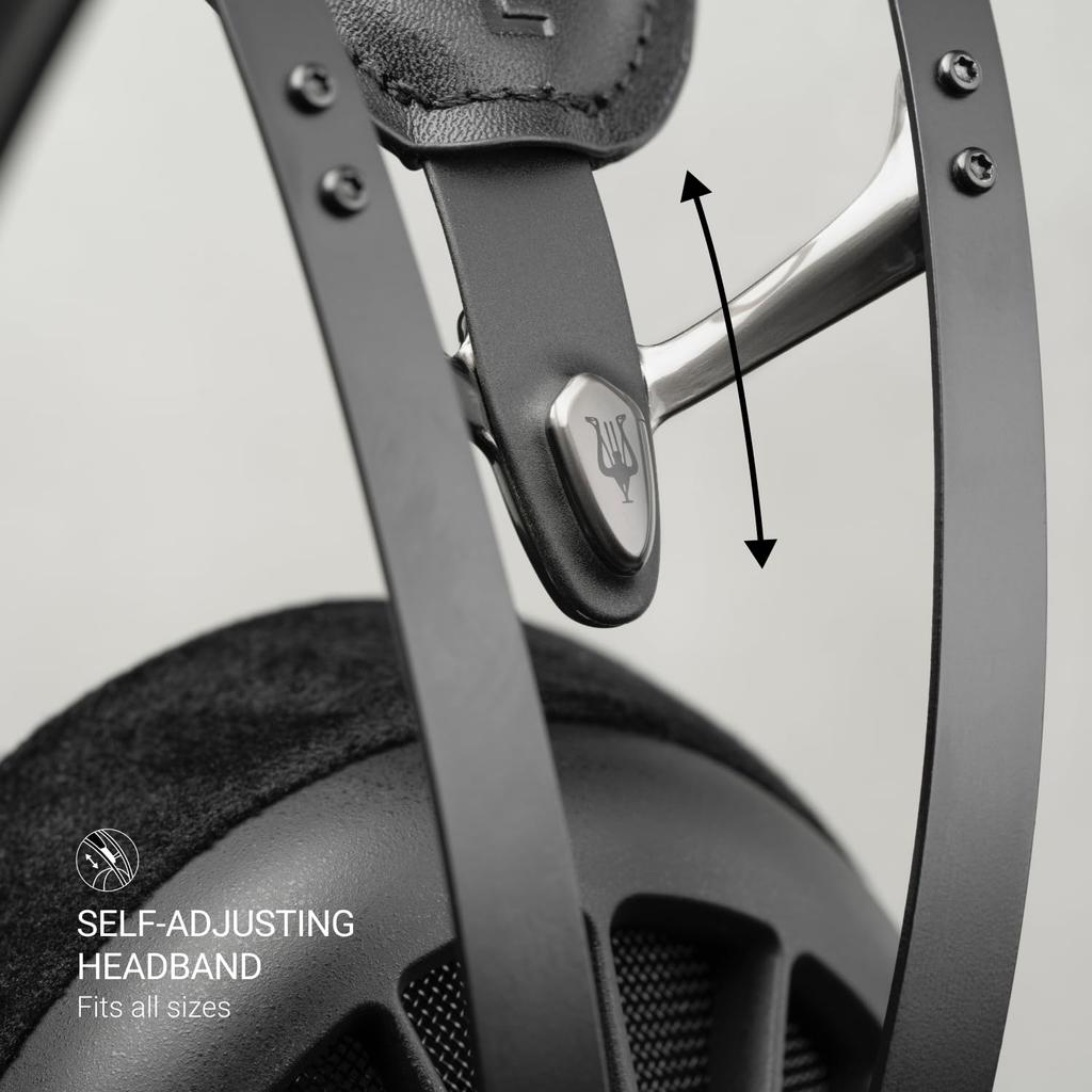 MEZE AUDIO 105 AER Kabelová lehká audiofilská otevřená sluchátka 50mm dynamický měnič nízká impedance 42 ohmů Kabel a přepravní pouzdro součástí balení