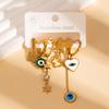 Stainless Steel Light Luxury Stud Earrings: Elegant Pastoral Style for Daily Wear