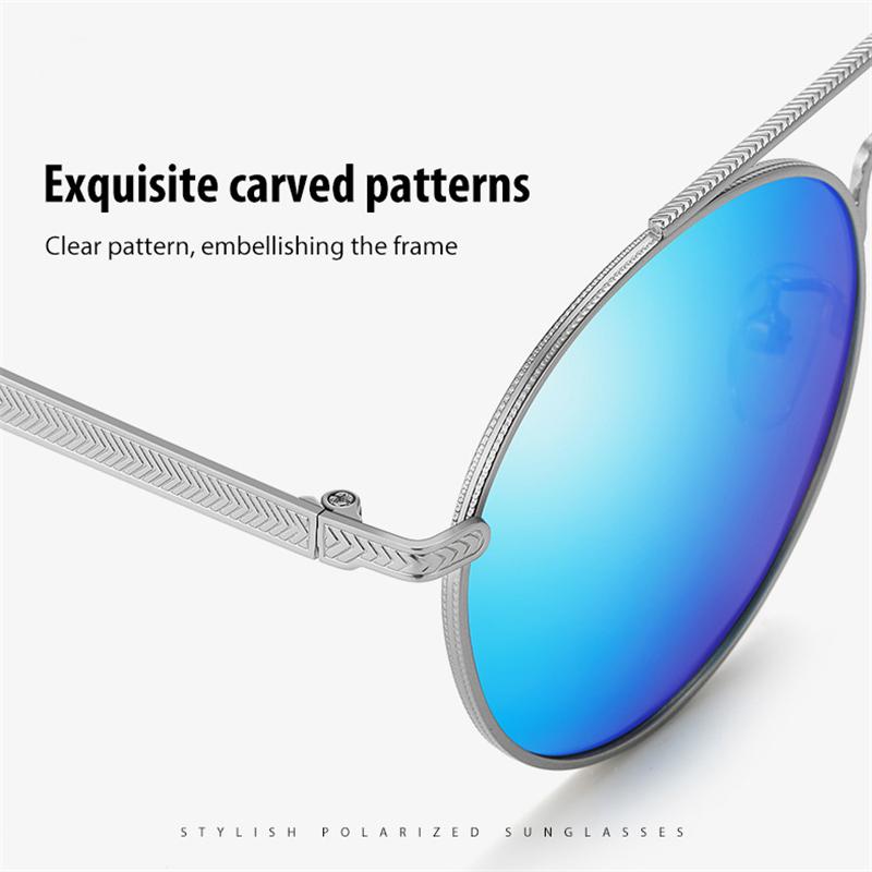0 -0.50 -0.75 to -6.0 Night Vision Lenses Round Nearsighted Sun Glasses Polarised Metal Women Men Miopia Prescription Sun Glasses