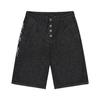 Shorts en Denim Brodés Fleurs de Cerisier Gothiques Y2K Hommes Femmes Hip Hop Rétro Shorts Larges Noirs Pantalons Basse Taille Au-dessus du Genou