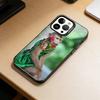 Funny Cute Monkeys  Phone Case For iPhone 17,16,15,14,13,12,11 Plus,Pro Max,XS,Colored Silver Plated Inside Cover