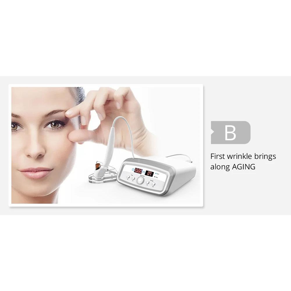 Gesicht Anti-Aging Hautpflege Hautverjüngung Mit Mini Tragbarem Radiofrequenz RF Gerät 1 Sonde Persönlicher Benutzer Für Heimgebrauch