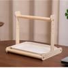 Non-slip Parrot Potty Training Platform Anti-Splash Design Bird Stand Creative Parrot Stand