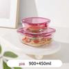 Microwaveable Glass Lunch Bento Box - Salad & Fresh Storage Container