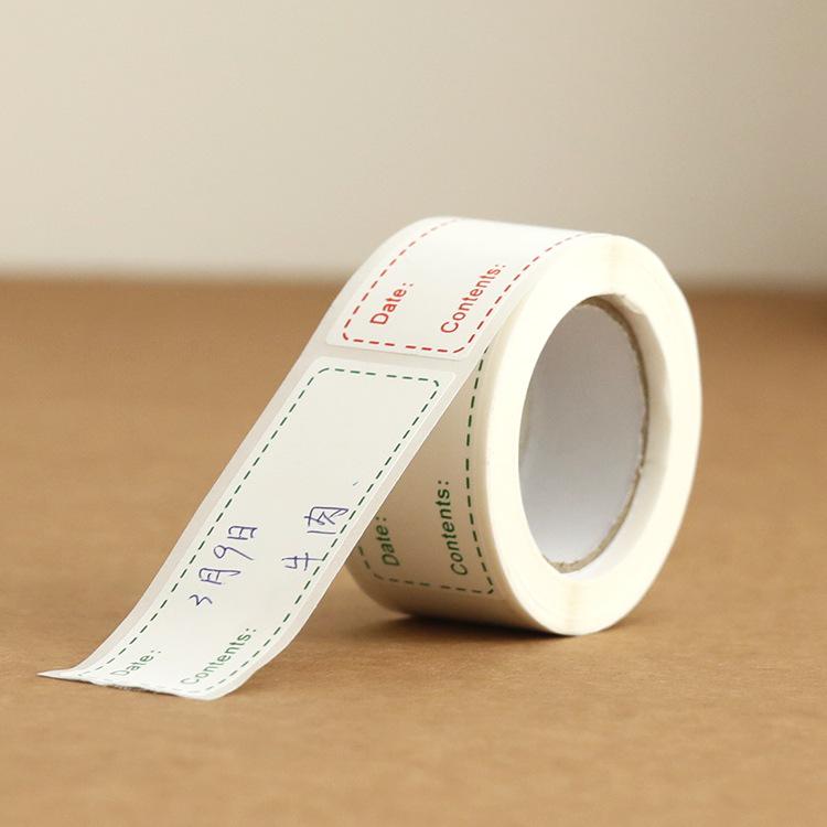 150 Waterproof No-Trace Label Sheets: Fridge/Freezer Classification & Household Sticky Notes