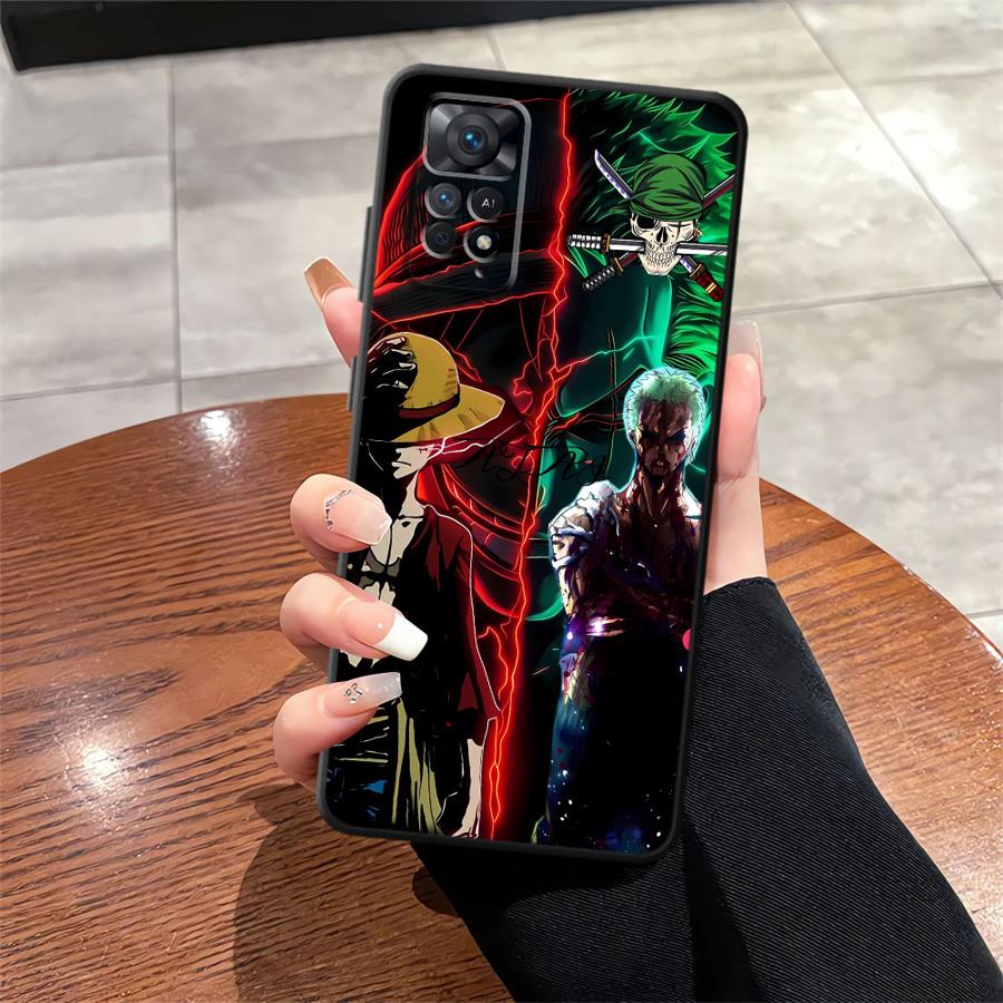

Модный чехол One Piece с Луффи и Зоро для Xiaomi Redmi Note 12 Pro 14 9 13 Pro Plus 10S 9S 11s 12s 11 7 8 10 Funda Чехол для телефона Redmi Note 12 Pro 5G