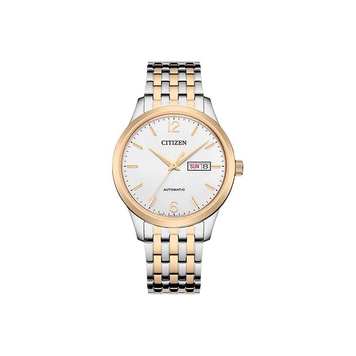 

CITIZEN 50M Waterproof Automatic Mechanical Movement Stainless Steel Strap Watch Men s Watches NH7504-52A White Dial