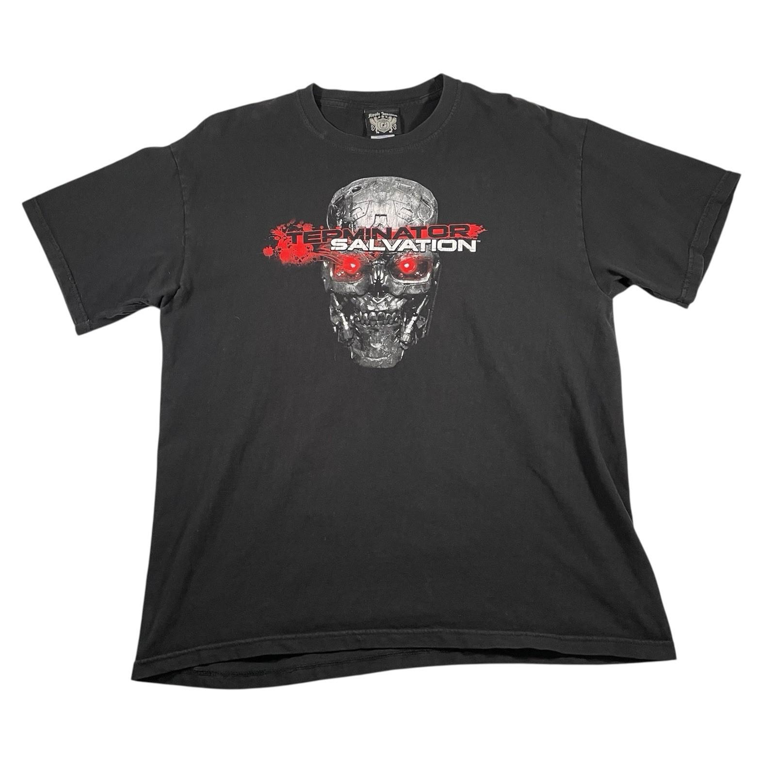 Y2K Terminator Salvation T L Movie Promo 2009 Film Graphic Ripple Junction Unisex T-Shirt XXXXL